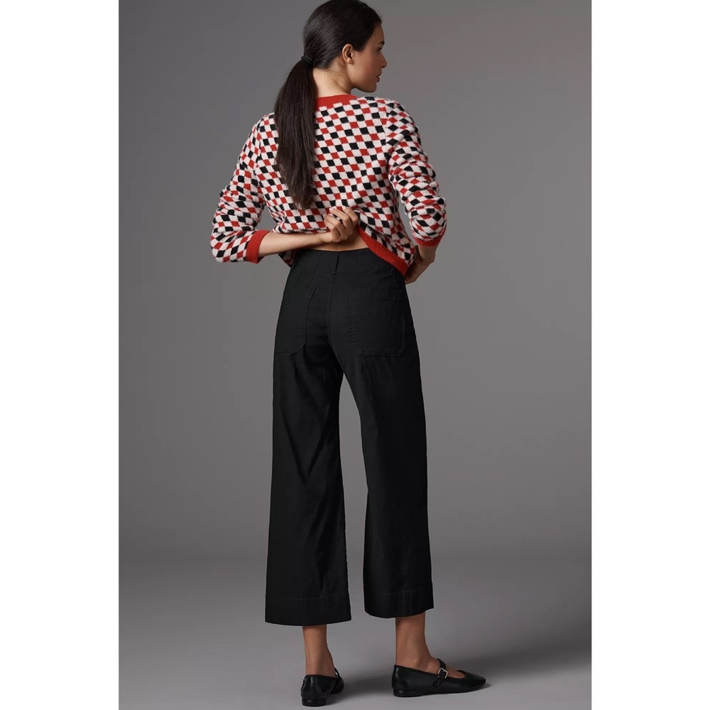 Anthropologie Maeve | The Collete Crop Wide Leg Pants ~ US 30 - Picture 7 of 13